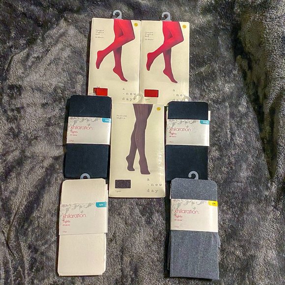 Lot of 7 pairs of tights! JUST $4 EACH!!